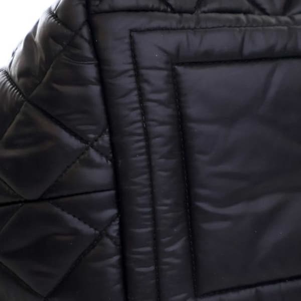 Pre-owned Chanel Small Quilted Nylon Coco Cocoon Tote Black