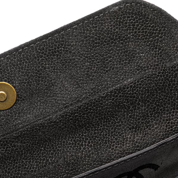 Pre-owned Chanel CC Suede Caviar Stitched Tote Black