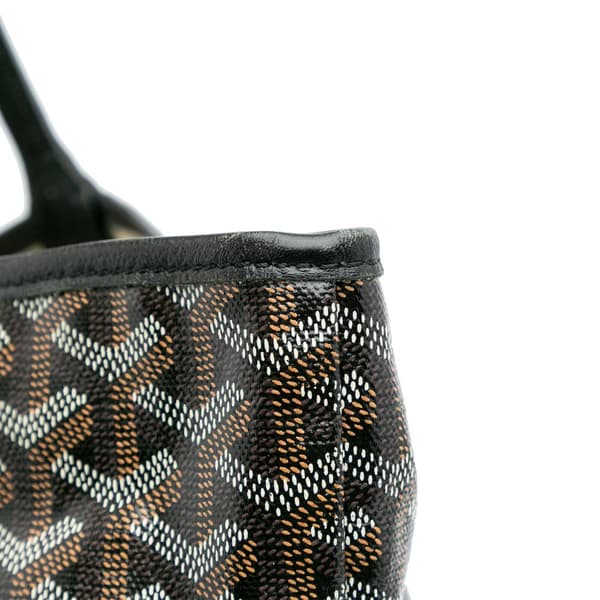 Pre-owned Goyard Goyardine Saint Louis GM Black