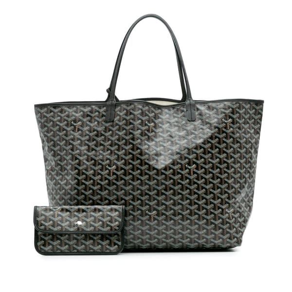 Pre-owned Goyard Goyardine Saint Louis GM Black
