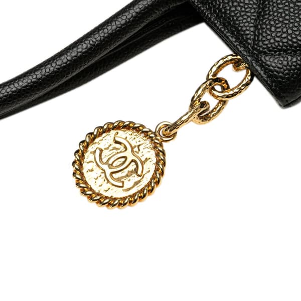 Pre-owned Chanel Caviar Medallion Tote Black