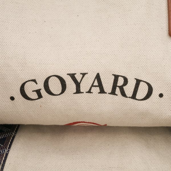Pre-owned Goyard Goyardine Reversible Belharra Tote Blue