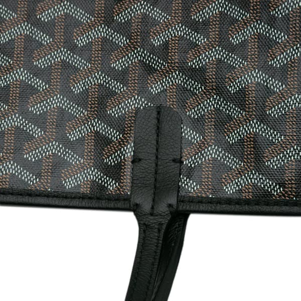 Pre-owned Goyard Goyardine Saint Louis GM Black
