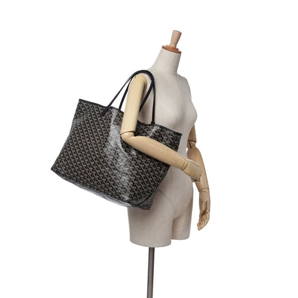 Pre-owned Goyard Goyardine Saint Louis GM Black