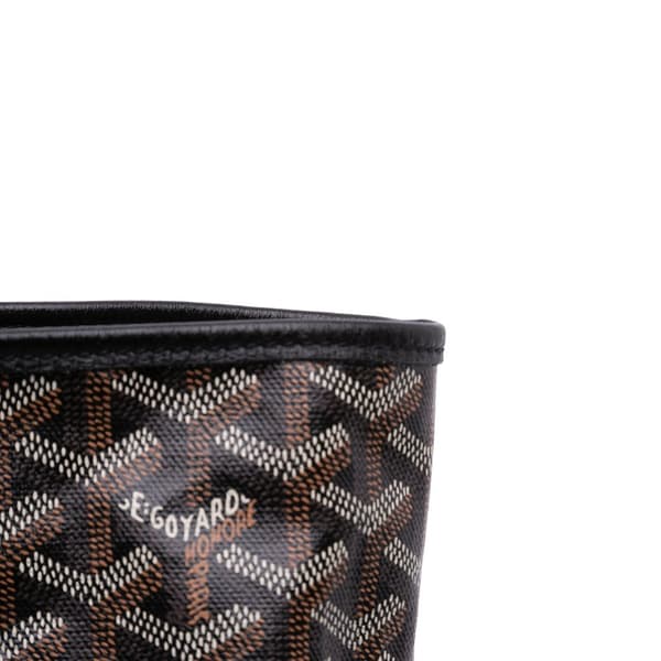Pre-owned Goyard Goyardine Saint Louis PM Black