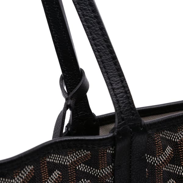 Pre-owned Goyard Goyardine Saint Louis PM Black