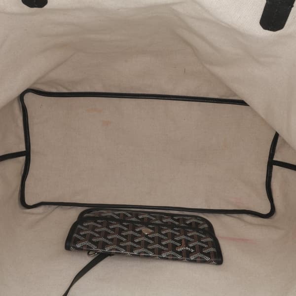 Pre-owned Goyard Goyardine Saint Louis GM Black