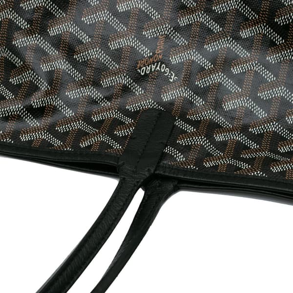 Pre-owned Goyard Goyardine Saint Louis GM Black