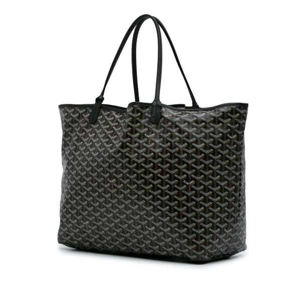Pre-owned Goyard Goyardine Saint Louis GM Black