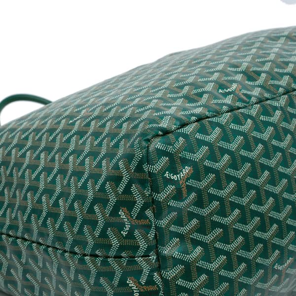 Pre-owned Goyard Goyardine Saint Louis GM Green