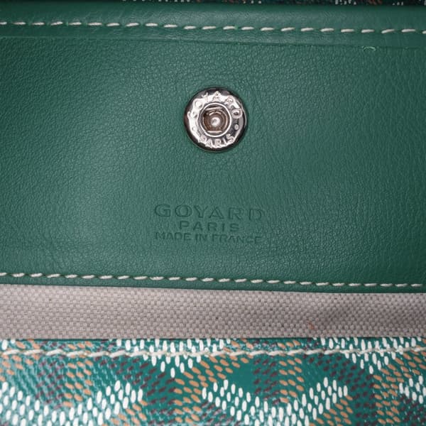 Pre-owned Goyard Goyardine Saint Louis GM Green