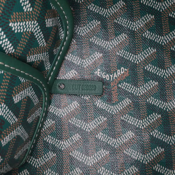 Pre-owned Goyard Goyardine Saint Louis GM Green