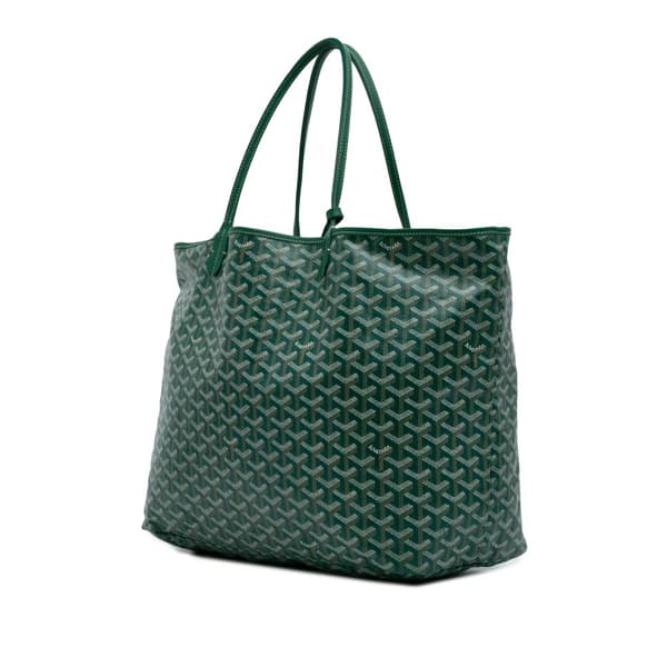 Pre-owned Goyard Goyardine Saint Louis GM Green