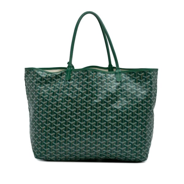 Pre-owned Goyard Goyardine Saint Louis GM Green