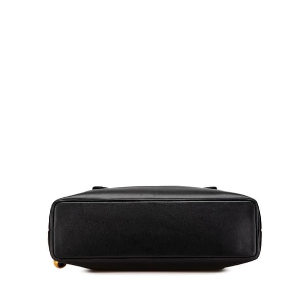 Pre-owned Chanel CC Caviar Turnlock Tote Black