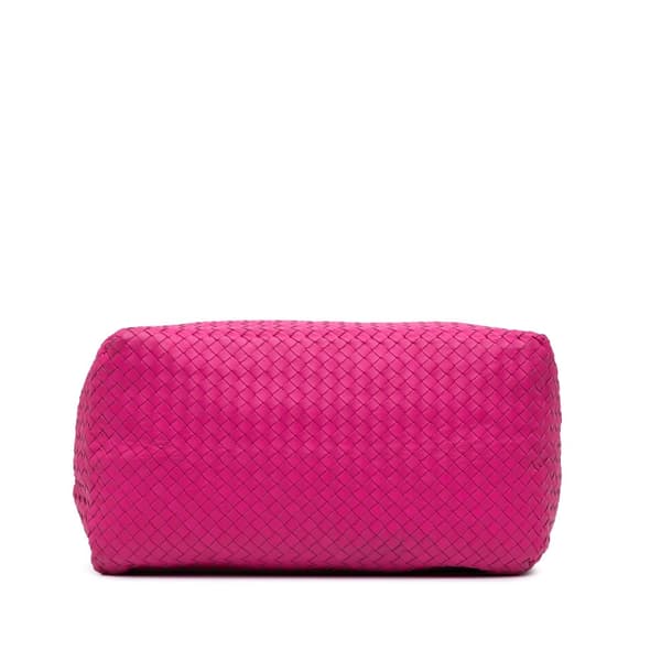 Pre-owned Bottega Veneta Large Nappa Intrecciato Cesta Tote Pink