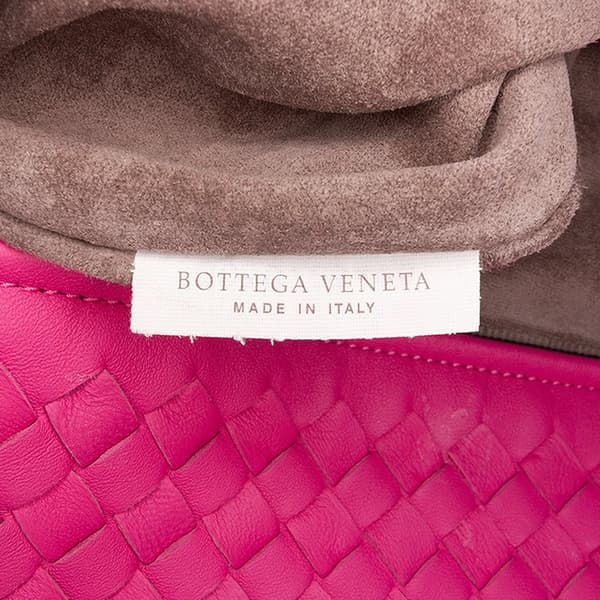 Pre-owned Bottega Veneta Large Nappa Intrecciato Cesta Tote Pink