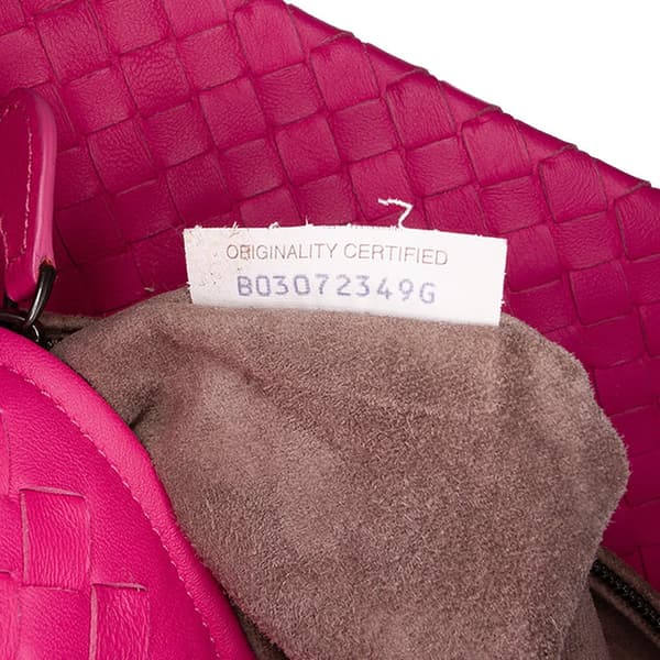 Pre-owned Bottega Veneta Large Nappa Intrecciato Cesta Tote Pink