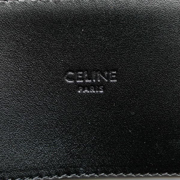 Pre-owned Celine Medium Triomphe Coated Canvas Cabas Horizontal Tote Black