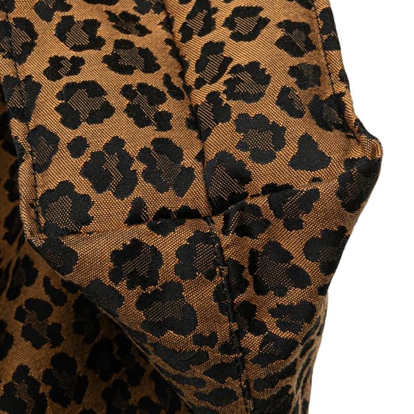 Pre-owned Fendi Leopard Print Canvas Tote Brown