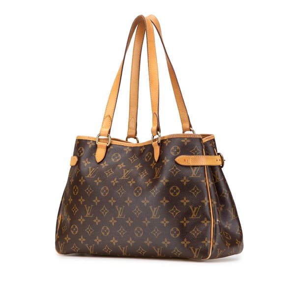 Pre-owned Louis Vuitton Monogram Batignolles Horizontal Brown