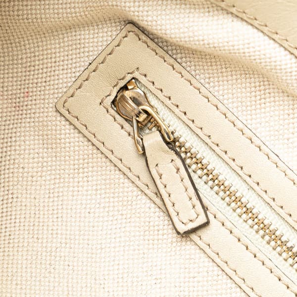 Pre-owned Gucci GG Canvas Mayfair Tote Brown