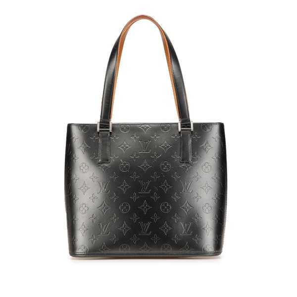 Pre-owned Louis Vuitton Monogram Mat Stockton Gray