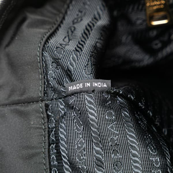 Pre-owned Prada Tessuto Tote Black