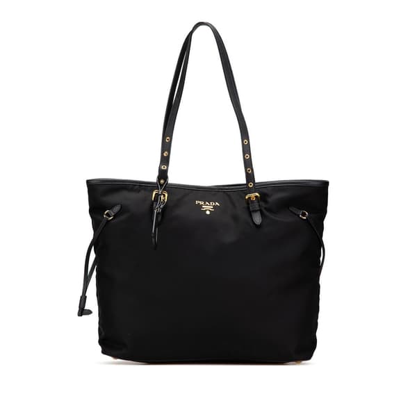 Pre-owned Prada Tessuto Tote Black