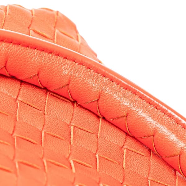 Pre-owned Bottega Veneta Nappa Intrecciato Parachute Tote Red
