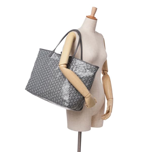 Pre-owned Goyard Goyardine Saint Louis GM Gray