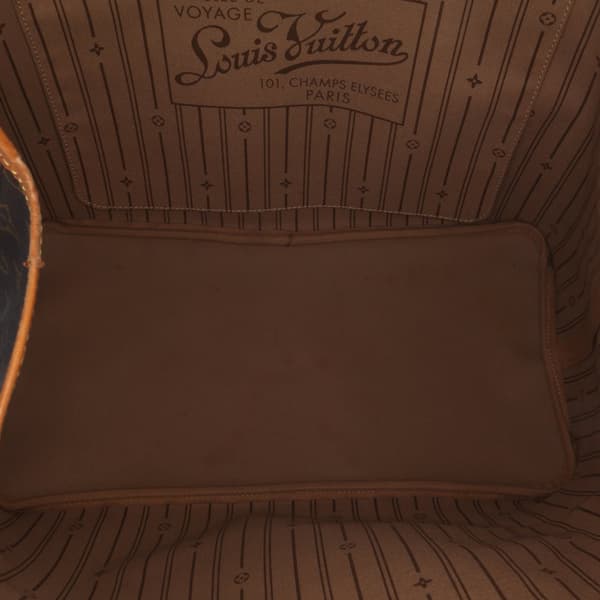 Pre-owned Louis Vuitton Monogram Neverfull GM Brown