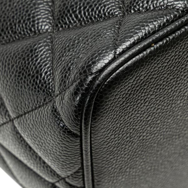 Pre-owned Chanel Caviar Medallion Tote  Black