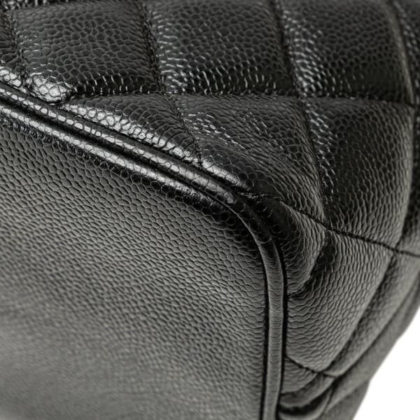 Pre-owned Chanel Caviar Medallion Tote Black