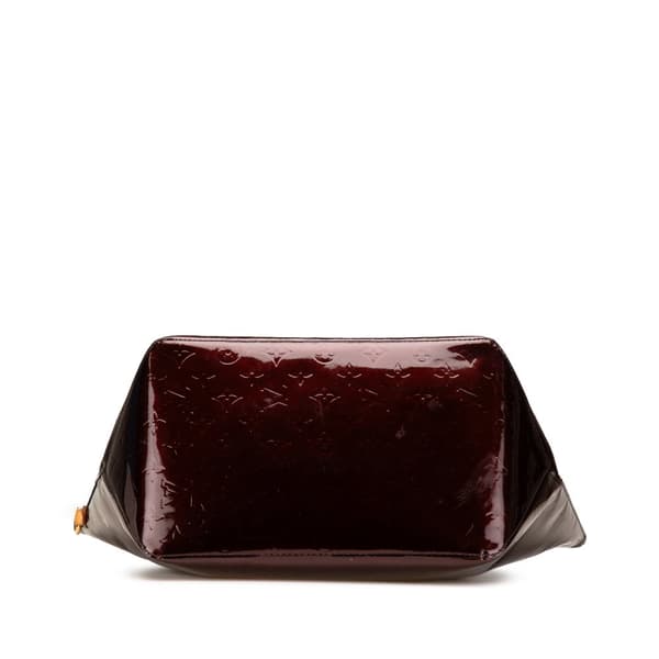 Pre-owned Louis Vuitton Monogram Vernis Bellevue GM Purple