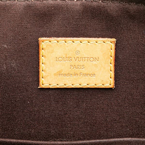 Pre-owned Louis Vuitton Monogram Vernis Bellevue GM Purple