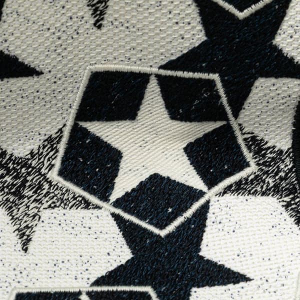 Pre-owned Dior Large Canvas Embroidered Lucky Star Book Tote Blue