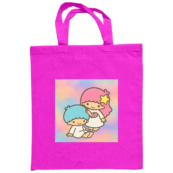 Shoppingväska i Tyg | Praktisk Tygpåse Kawaii Sanrio Kiki Lola