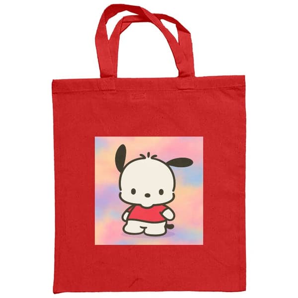 Shoppingväska i Tyg | Praktisk Tygpåse Kawaii Sanrio Pochacco