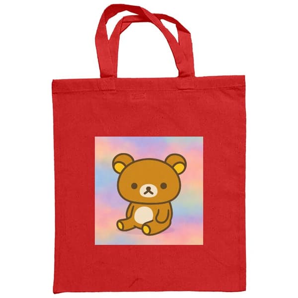 Handleveske i Tøy | Praktisk Tøyveske Kawaii Sanrio Rilakkuma