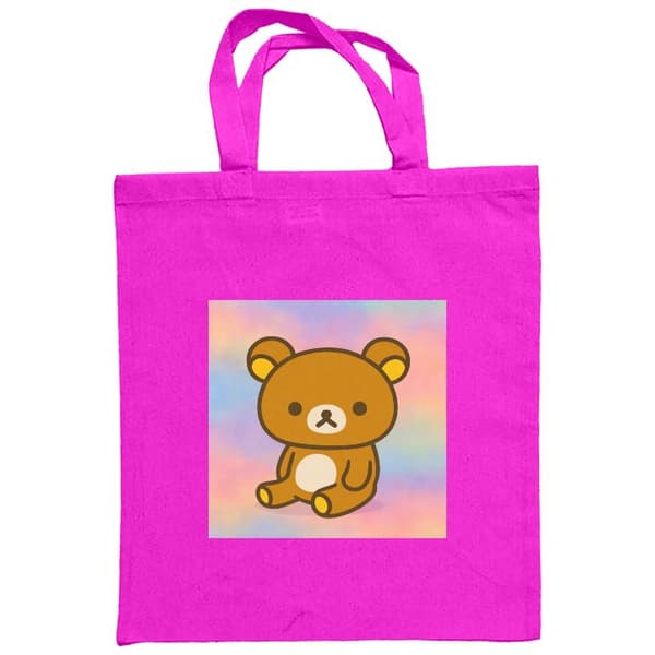 Handleveske i Tøy | Praktisk Tøyveske Kawaii Sanrio Rilakkuma