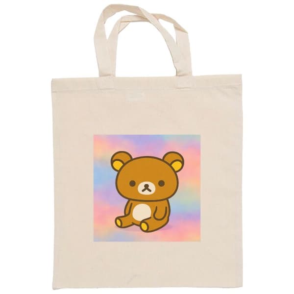 Handleveske i Tøy | Praktisk Tøyveske Kawaii Sanrio Rilakkuma