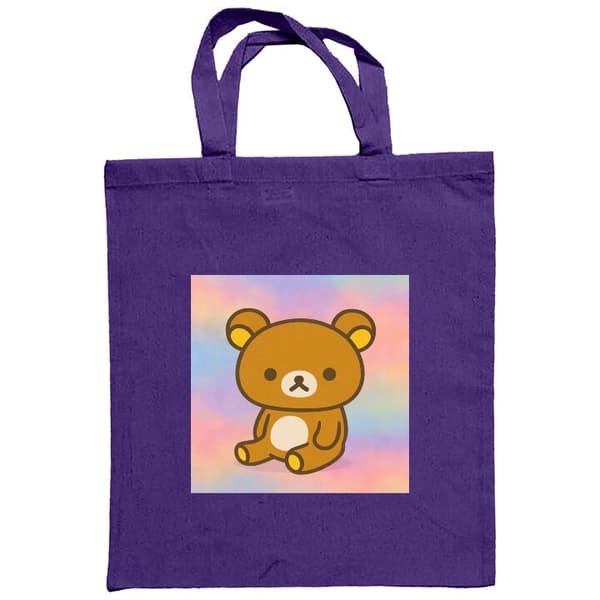 Handleveske i Tøy | Praktisk Tøyveske Kawaii Sanrio Rilakkuma