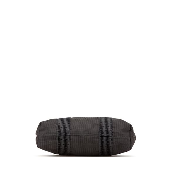 Pre-owned Hermès Toile Herline Cabas Gray