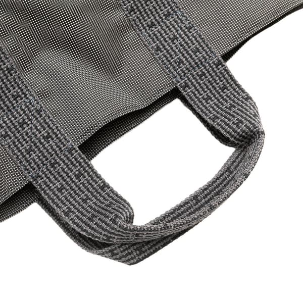 Pre-owned Hermès Toile Herline Cabas Gray
