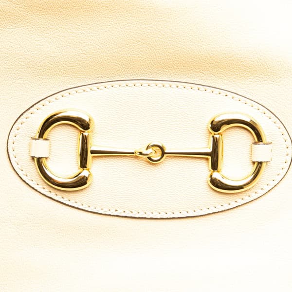 Pre-owned Gucci Medium Leather Horsebit 1955 Tote Brown