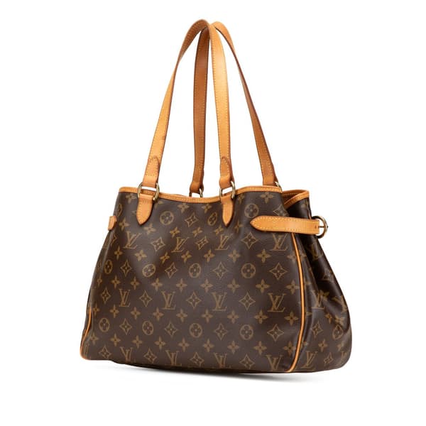 Pre-owned Louis Vuitton Monogram Batignolles Horizontal Brown