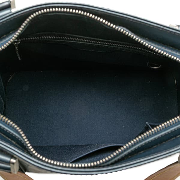 Pre-owned Louis Vuitton Monogram Mat Stockton Blue