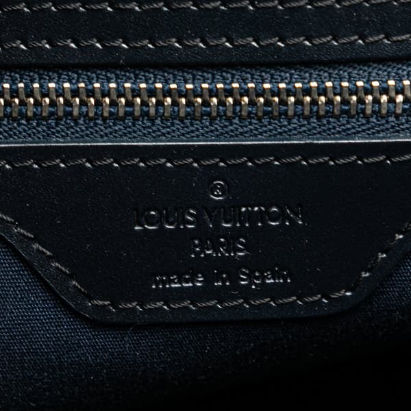 Pre-owned Louis Vuitton Monogram Mat Stockton Blue
