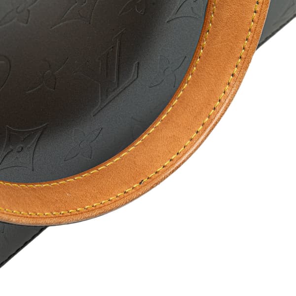 Pre-owned Louis Vuitton Monogram Mat Stockton Blue